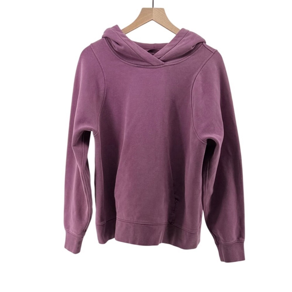 Lululemon Loungeful Hoodie Women 12 Vintage Plum Purple Fleece Pullover W3FSCS - Picture 1 of 6